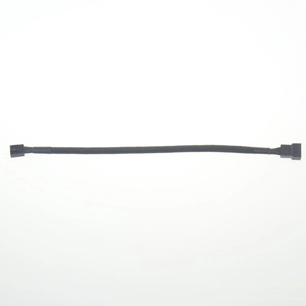 New 4 Pin Pwm Fan Cable 1 To 4/3/2/1 Ways Splitter Black Sleeved 27cm Extension Cable Connector Pwm Extension Cables