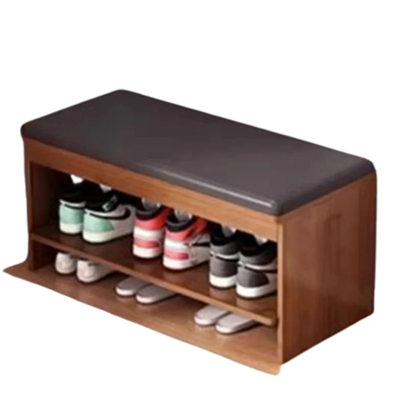 Household Seat Bench Shoe Cabinet Entry Organizer Space Saving Storage Shoe Cabinet In Door Organizador De Zapatos Furniture