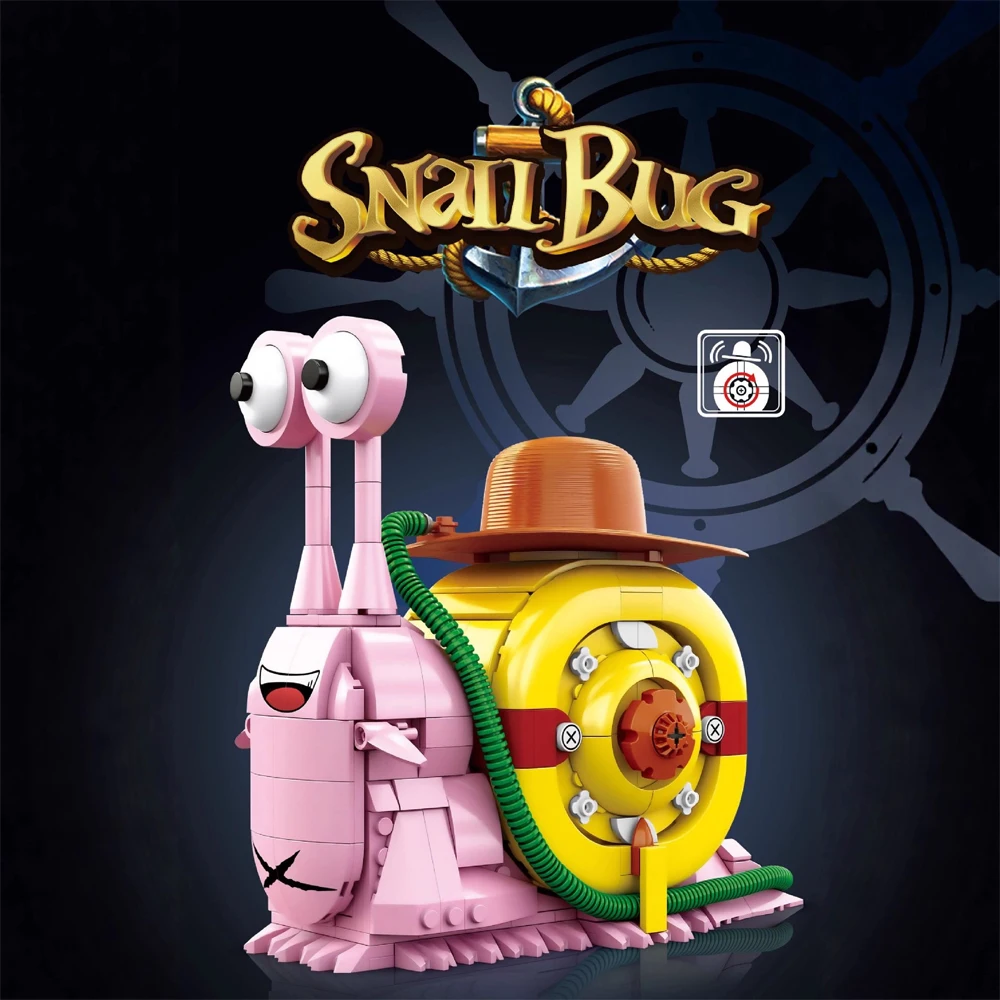 

В НАЛИЧИИ MOC Idea Популярные аниме Den Den Mushi Строительные блоки Сборка кирпичей DIY игрушки для детей Подарочный набор на день рождения