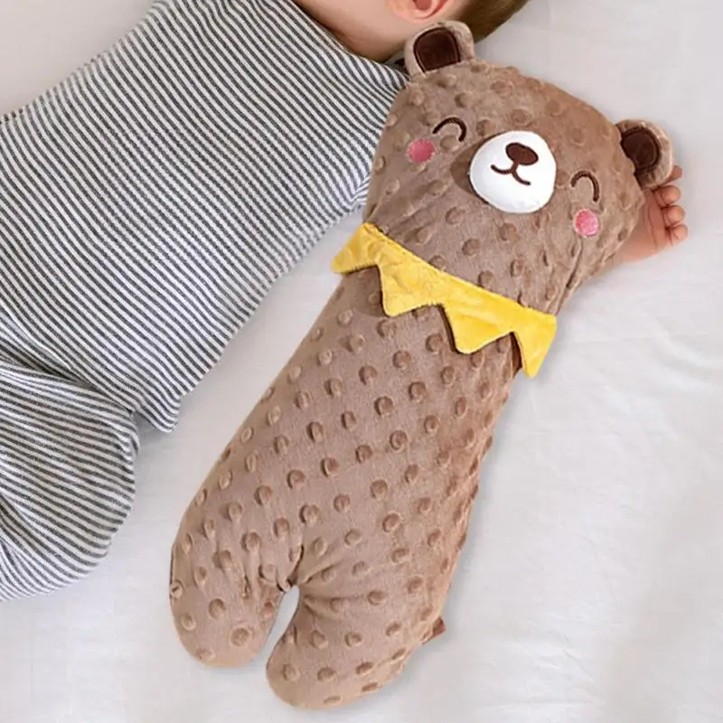 Oreillers en peluche doux pour enfants, oreiller de couchage câlin pour enfants, ours girafe mouton, oreiller de couchage confortable pour le corps, utilisation en voyage