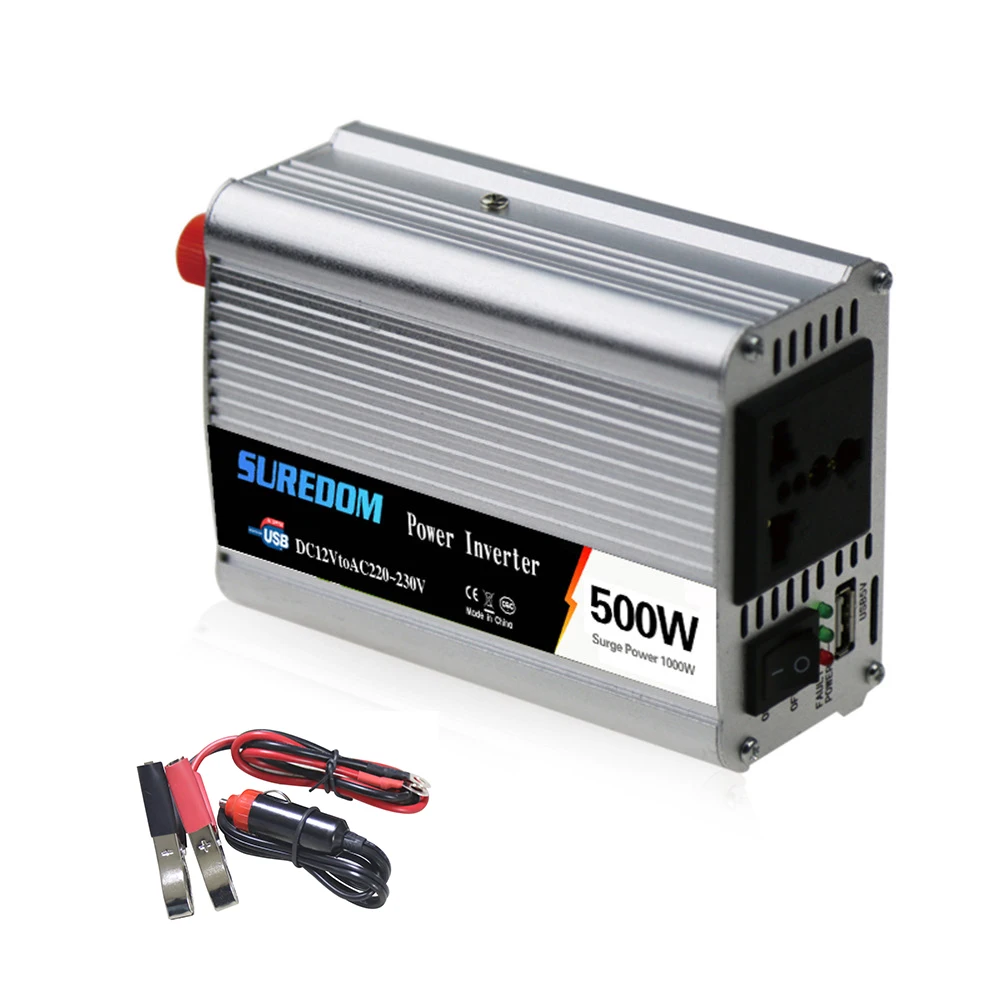 500W 1000W Car Power Inverter 12V 24V to  220V 110V Converter Auto Charger Converter Adapter Modified Sine Wave