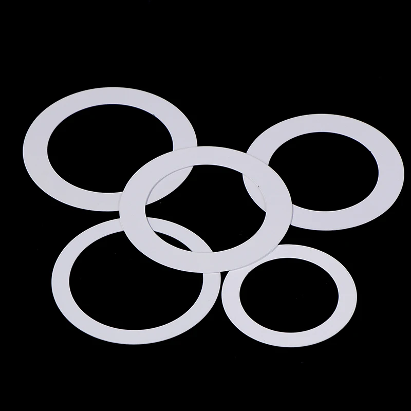 1PCS Weiß Lampenschirm Ring Adapter Verdeckte Spacer Shims Unterlegscheiben Licht Stehen Verlängerung Dichtungen LED Scheinwerfer Downlight O Ringe