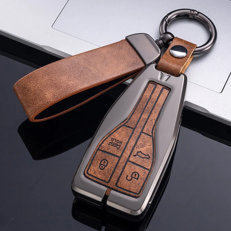 New Car Key Cover Remote Fobs Cases Protector portachiavi accessori Auto per FAW Hongqi 2023 E-HS9 High-end H5 H9 2020 2021 2022