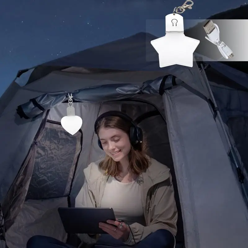 LED Light Keychain for Key Keychain Blank Acrylic for Key Ring Portable Car Keys Ring for Backpacks Handbags