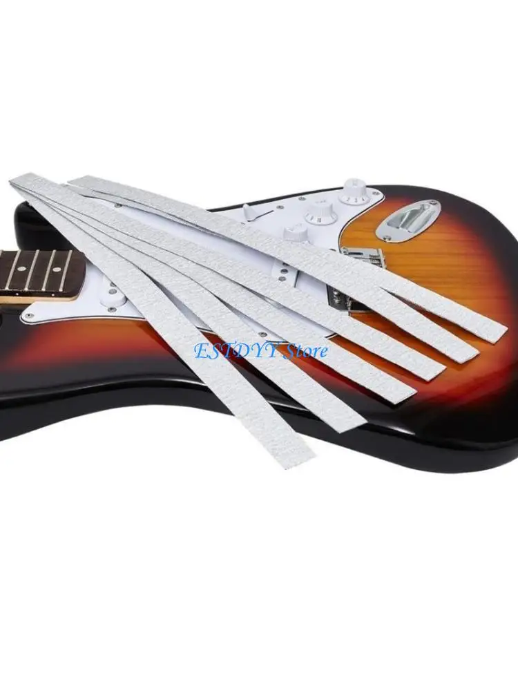 

G6DE Guitar Neck Fret Beam Leveling Bar 120-1000 Grit Sanding Tool Aluminum Fret Leveler Sanding Block Polishing Tools