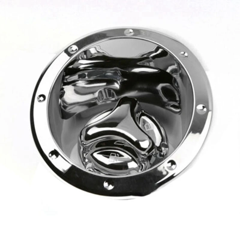 Car Fuel Gas Tank Cover Chrome Bezel For Hummer H3 2006-2010 Oil Filler Cap Gasoline Hatch Moulding Trim Accessories