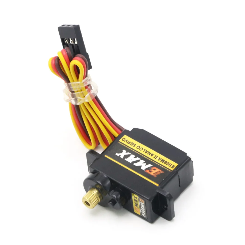 오리지널 EMAX ES08MAII 12g 미니 메탈 기어 아날로그 서보 ES08MA II RC 자동차 보트 헬리콥터 비행기 로봇 예비 부품