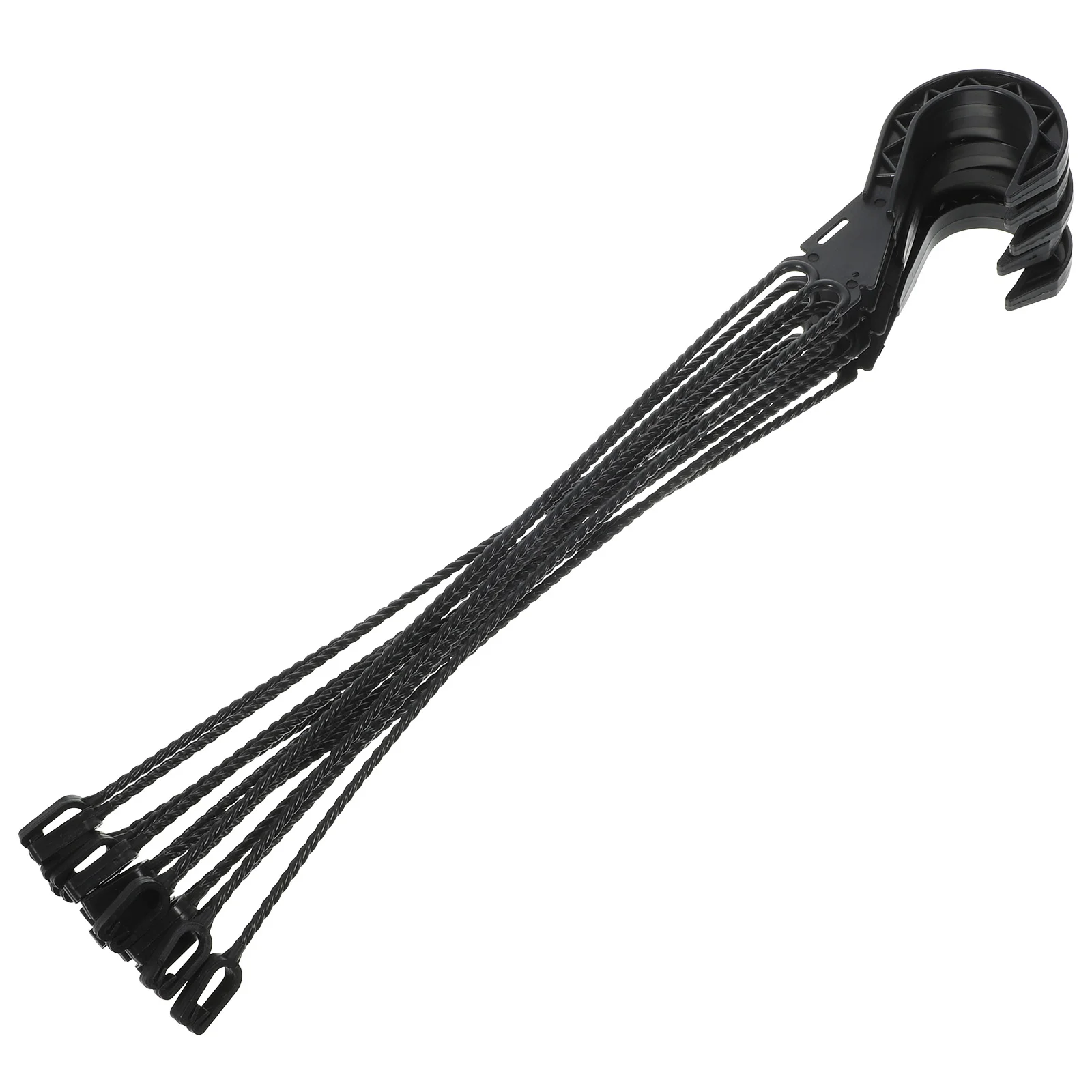 5 buah pot bunga sukulen keranjang gantung baskom menyerap air kait tanaman pengumpan burung pemegang tanaman plastik penanam