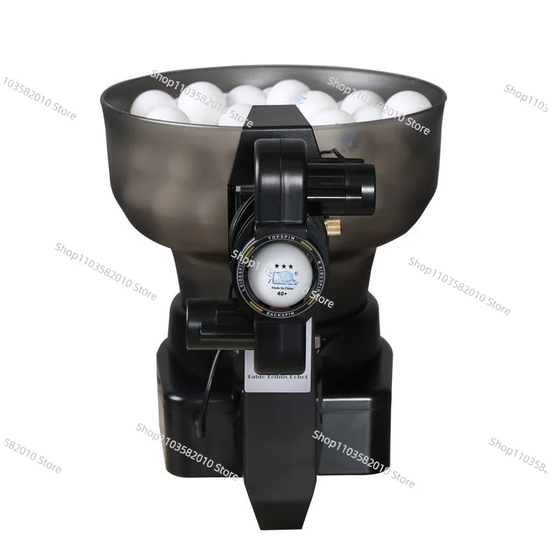 Máquina de servicio de tenis de mesa HP-07, dispositivo de servicio automático de entrenamiento en casa, artefacto de bola de lanza de escritorio portátil