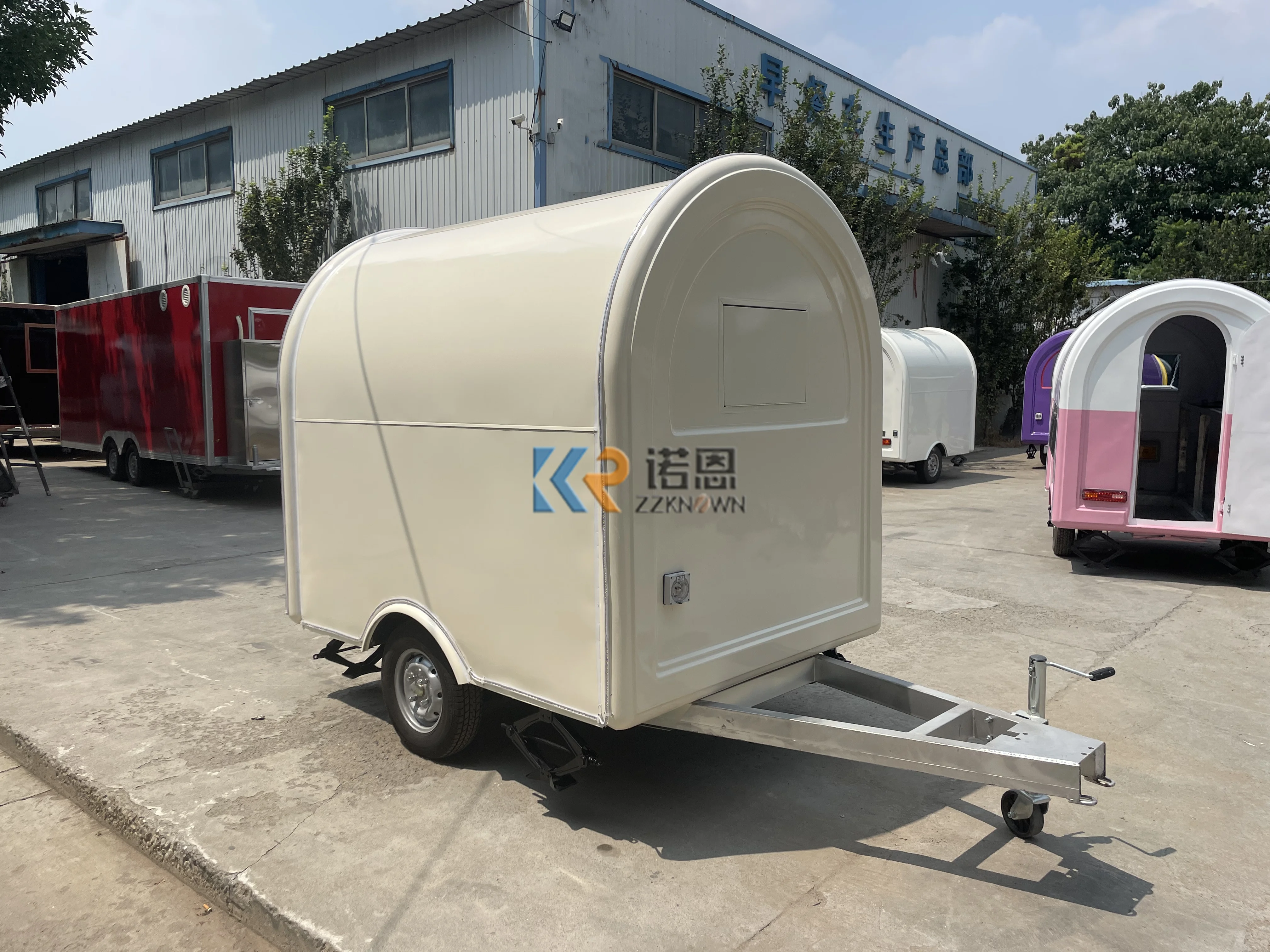 KN-220B Usa Vin Geregistreerde Mobiele Food Trailer Hotdog Food Trucks Met Volledige Keuken Inklapbare Food Kar Koffie Trailer Bar