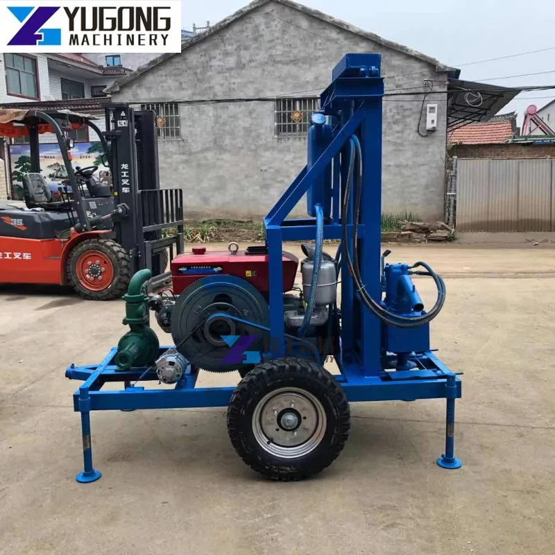 Sunmoy Drill Top Lrvel Best Sell Water Well Drillrig 150M Truck Mounted Borehole Water Well Drilling Rig Boring Rimod Machine