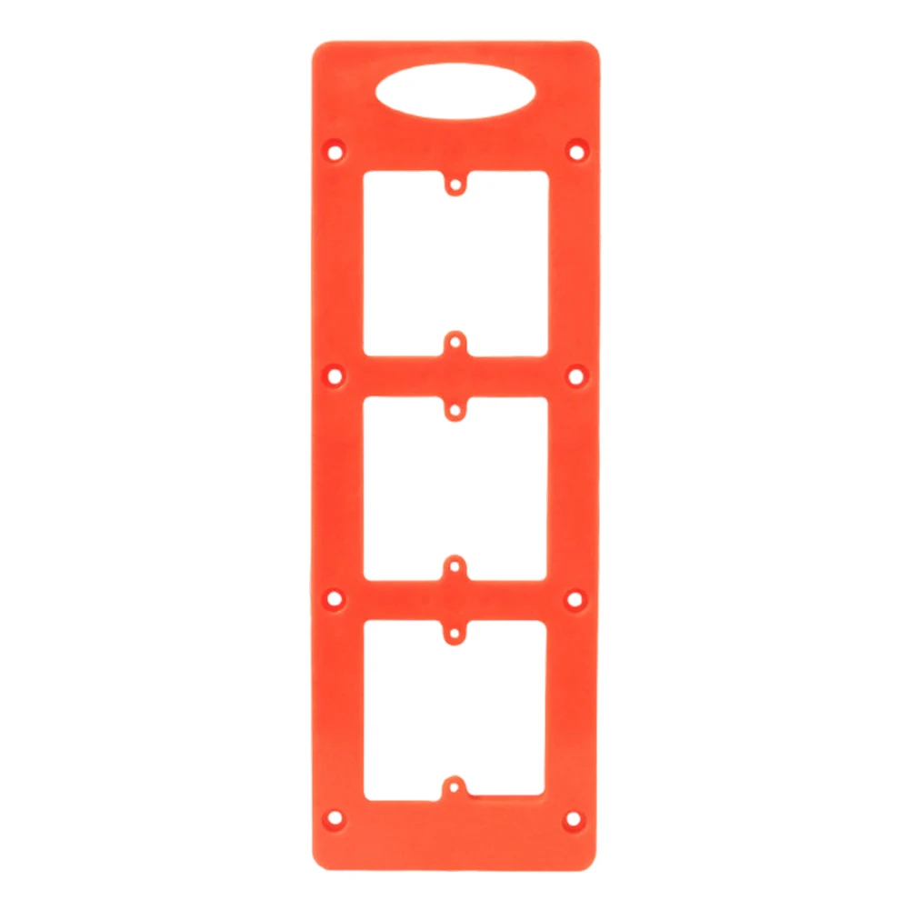 

Electrical Installation Wire Box Template 86 Type with 14 Holes and 20 Holes for Socket Bottom Box and Switch Easy to Use Tool