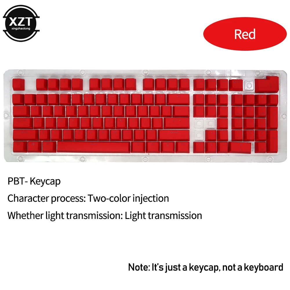 Pbt keycaps xvx perfil personalizado chave boné 104 chave compatível com cherry gateron mx switches gamer teclados mecânicos