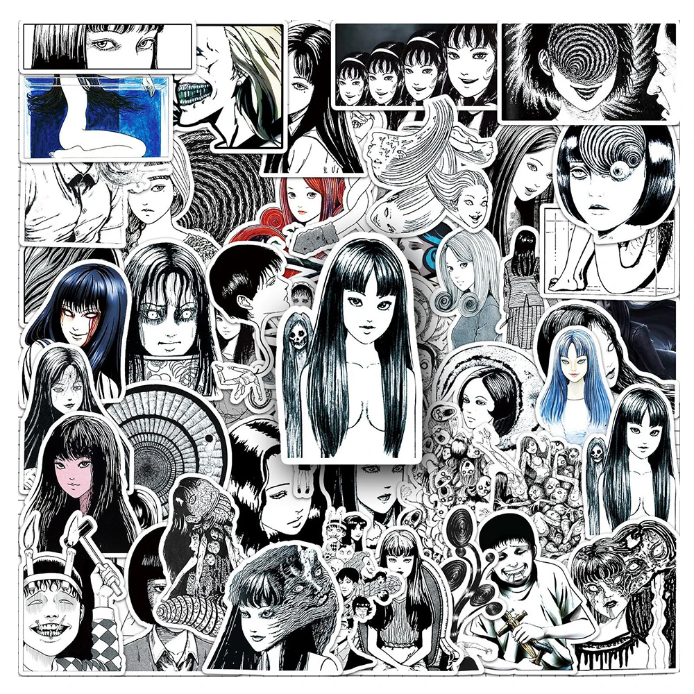 Phone Cases Cool Girl - 10/30/50pcs Kawakami Tomie Cartoon Stickers Horror