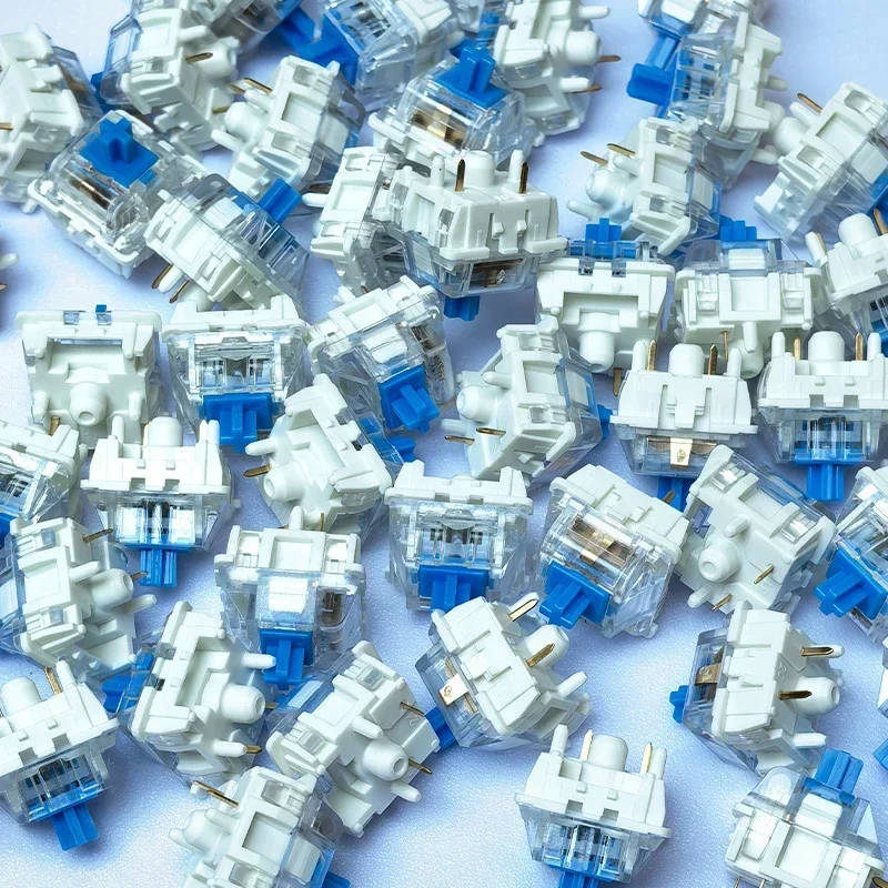 20/80/100Pcs Mechanical Keyboard Switches Blue Red Brown Switch Hot-Swappable 3 Pins Cross Stem For Mechanical Keyboard 2026 New