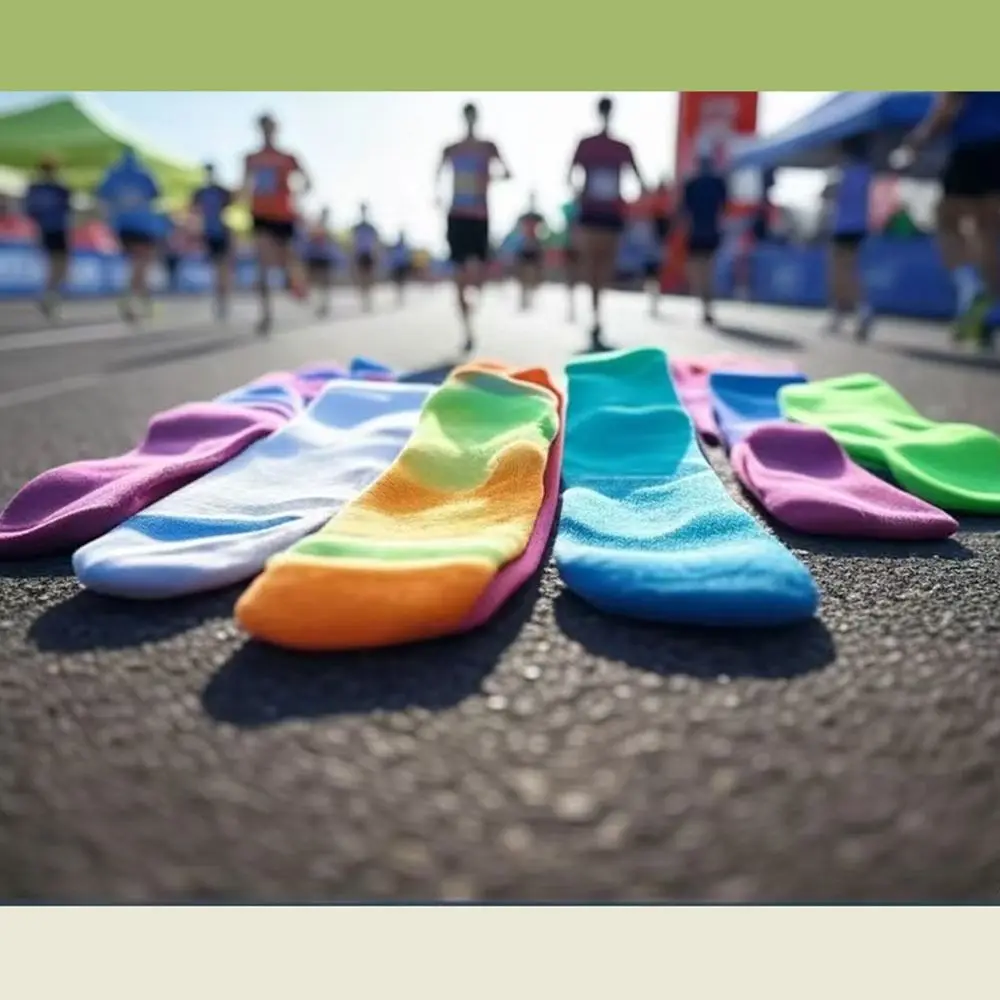 جوارب ضغط مرنة الركبة عالية مضحك نمط الدوالي الجوارب تنفس متعدد الألوان العجول الساق جوارب الطيران