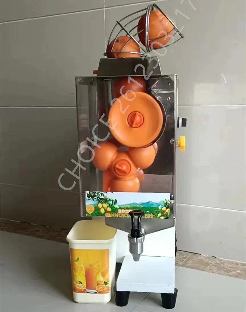 High Efficiency Automatic Orange Juicer Squeezer Machine Fresh Electric 220v Industrial Lemon Juice Extractor