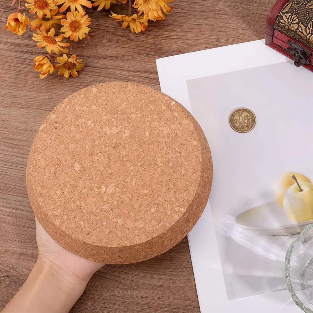 Sumbat Botol Gabus Besar 5.5 ~ 6.3 Inci Tutup Gabus Kayu Sumbat Botol Anggur Toples Kayu Gabus Sumbat Gabus Meruncing Besar untuk Kit