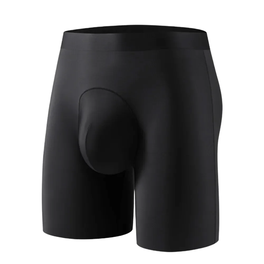 

Sleep Bottoms Daily Knickers Men's Mid-rise Lingerie Gay Sissy Pouch Underwear Lengthening Boxer Shorts Quick Dry Underpants