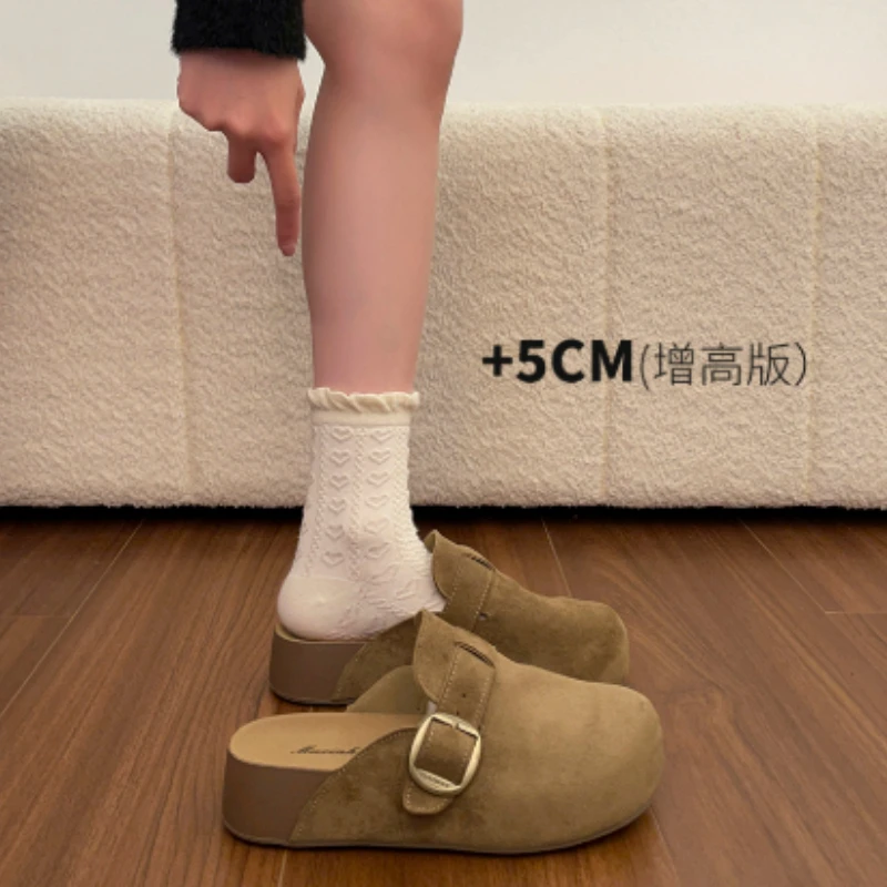 

Женские новые весенние туфли Haken 2026 года на платформе с эффектом увеличения роста