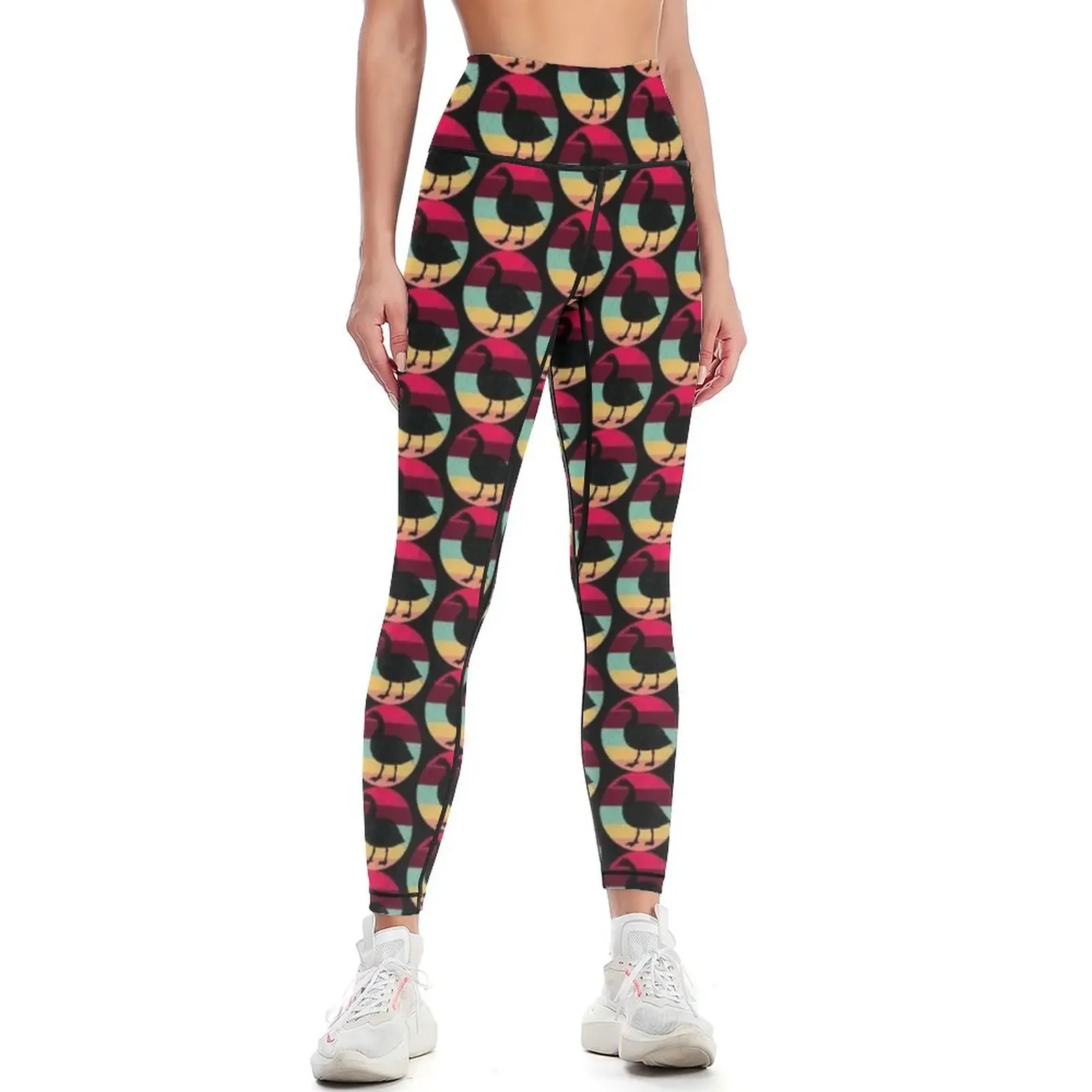 Goose Vintage Sunset Leggings Female legging pants Golf wear Training pants active wear Womens Leggings