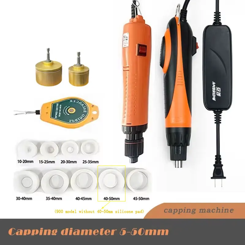 

Handheld Capping machine packaging equipment High-torque bottle mouth tightening and capping machine Capping diameter 5-50mm