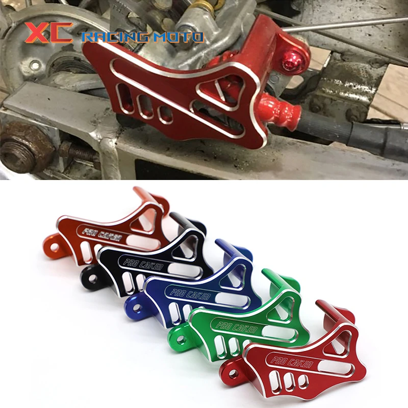 CNC Motorcycle Rear Brake Caliper Guard Protector Cover For HONDA CR CRF 125 250 300 350 400 450 250R 450R 450RX 2002 2003-2019