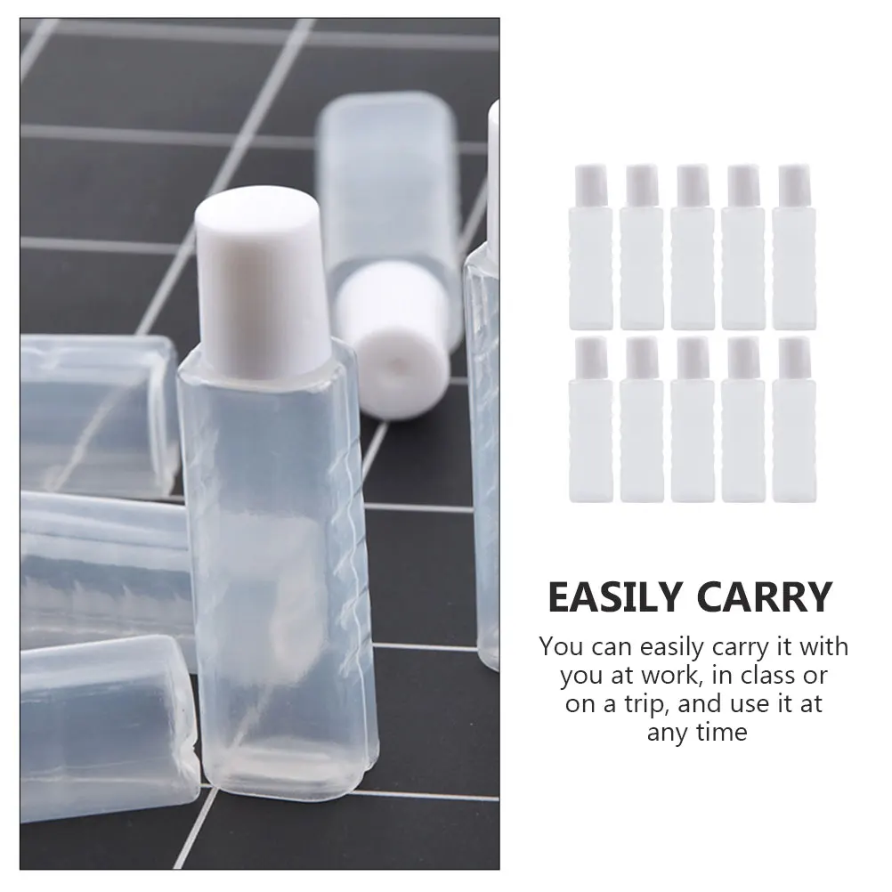 

10Pcs Travel Dropper Bottles Mini Lightweight Portable Plastic Liquid Dispensing Bottles for Essential Oils Eye Drops Solvents