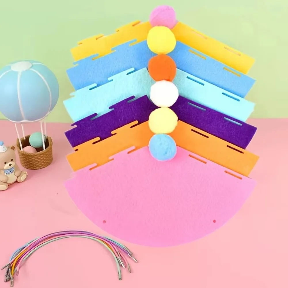 Cute 6pcs Set Mini Party Hats Lightweight Colorful Cone Hats Party Hats New Year Celebration
