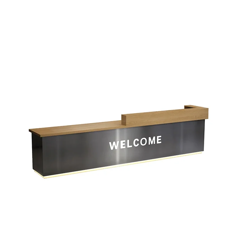 Superior Industrial wind stainless steel cashier tavern company hotel restaurant fitness center reception desk