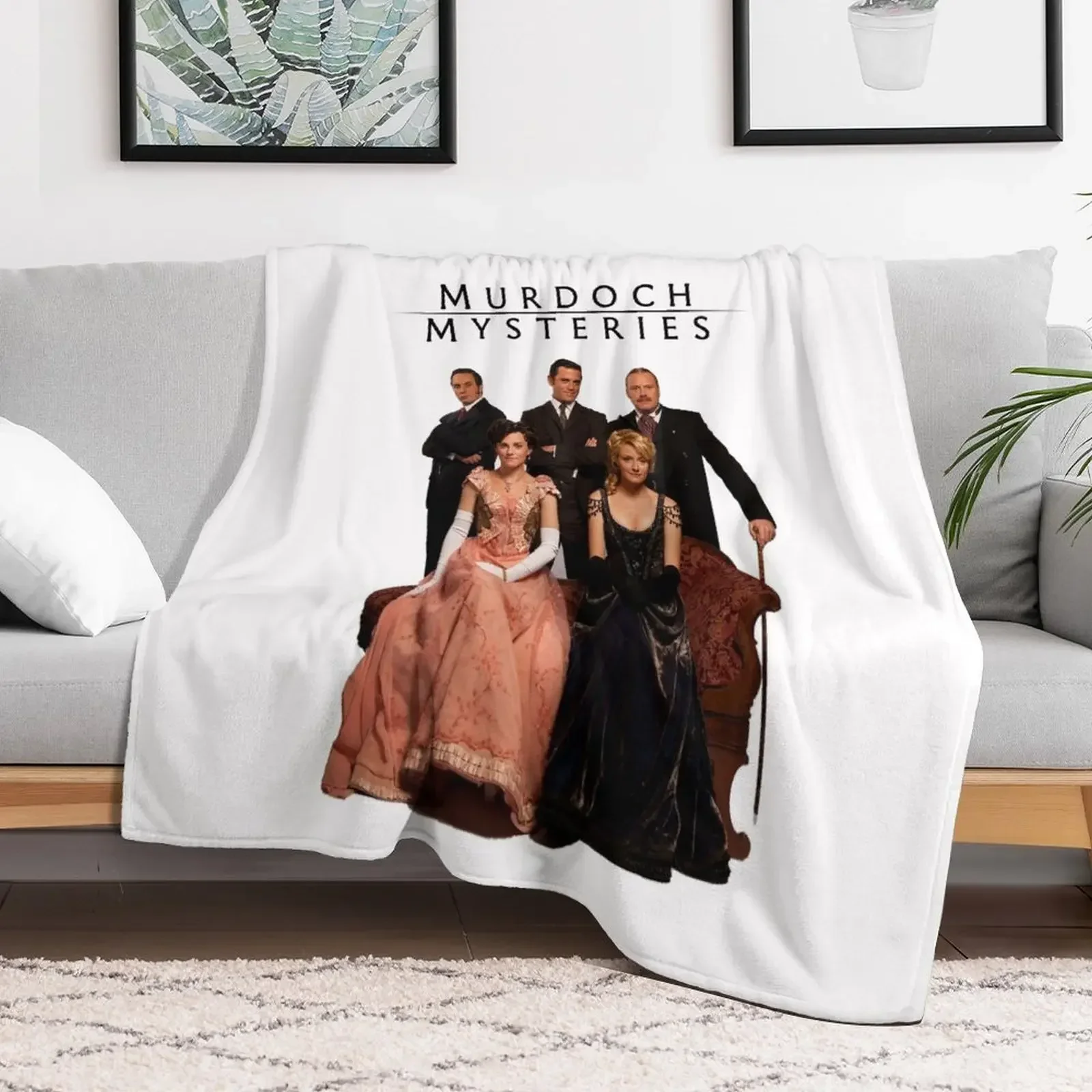 Murdoch Mysteries Design Throw Blanket christmas gifts for sofa Cute Plaid Blankets