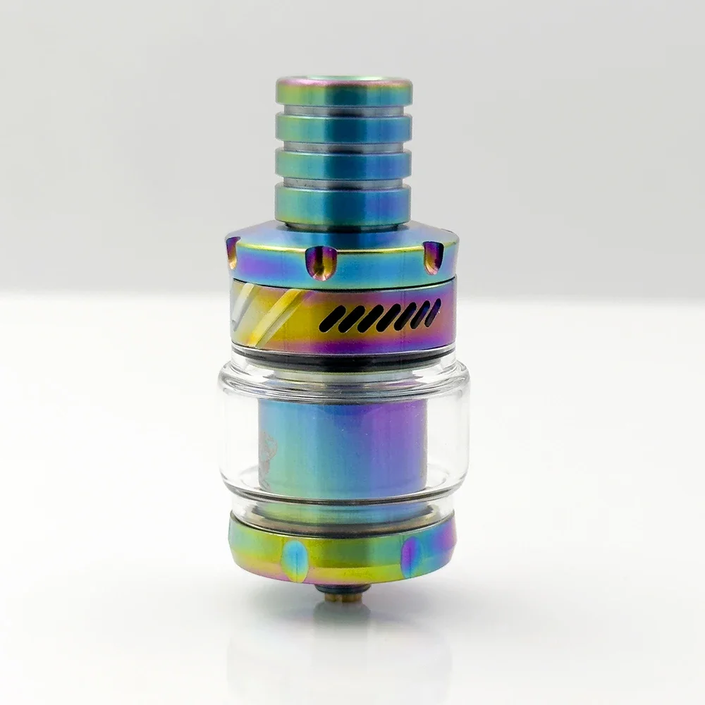 Tropfs pitze 810 Gewinde Metall halter Zubehör Regenbogen Mundstück für TFV8 Big Baby Dead Rabbit RTA Tank Zerstäuber