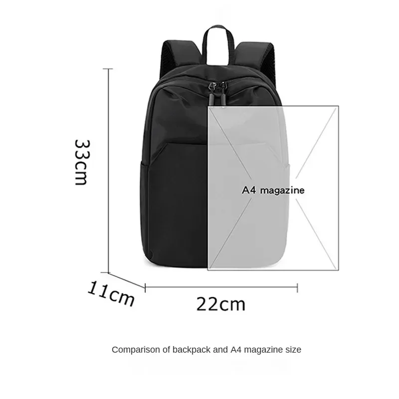 Nylon Trekking Backpack For Men Capacity Waterproof Convenient Small Storage Bag for Outdoor Activities  Cycling And Outing