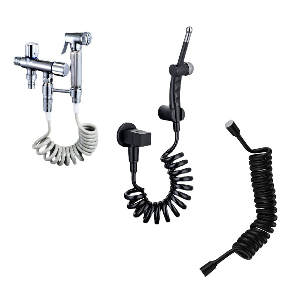 Handheld Bathroom Toilet Bidet Shower Head Nozzle 1.5M Telephone Shower Hose Portable Diaper Bidet Toilet Shattaf Sprayer