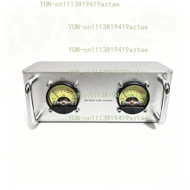 Retro Sound Activated VU Meter Desk Decor Dual Analog Level Display Aluminum Body USB Powered Audio Visualizer