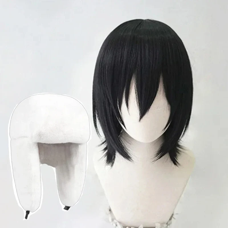 

Anime Fyodor Wig Bungo Stray Dogs Fyodor Dostoevsky Cosplay Wig Short Black Heat Resistant Synthetic Hair Perucas Wigs