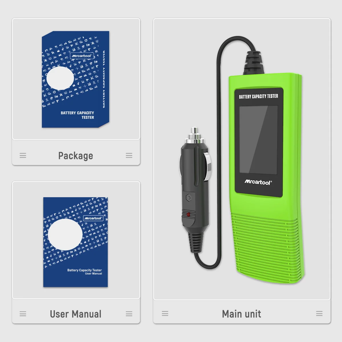 MRCARTOOL B70 Auto Power Kapazität Tester 12V 24V Elektrische System Diagnose Power Scan Tool Auto Batterie Spannung Tester analysator – Detail 9
