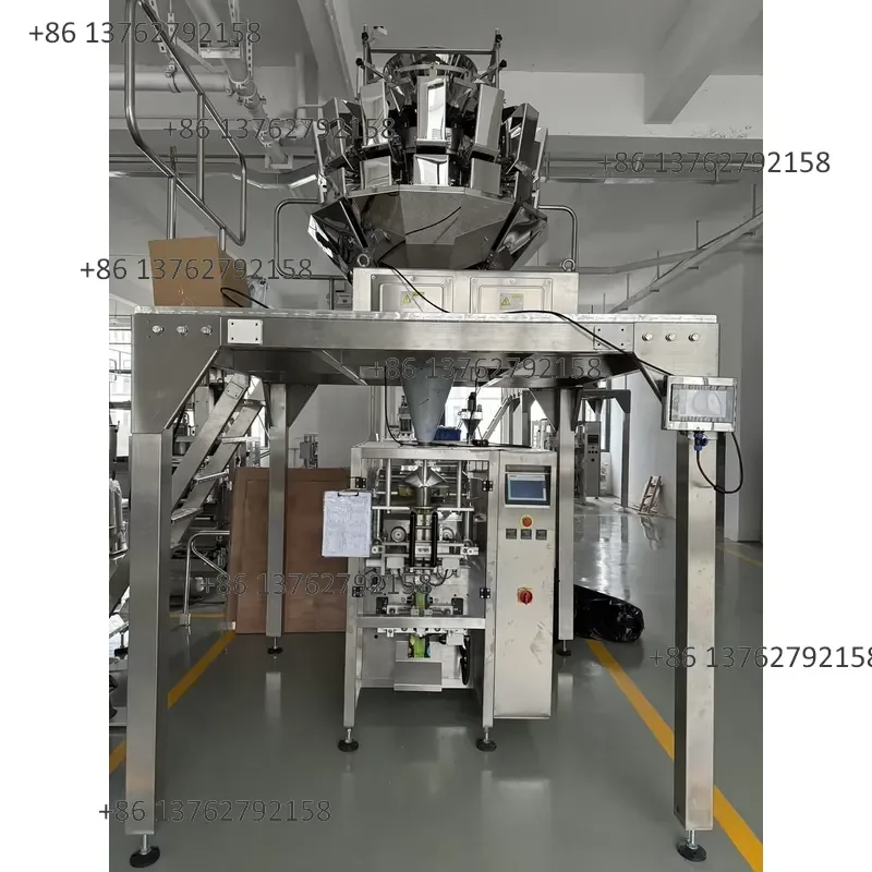 【2026】 Guangzhou Full Auto MultiHead Weighing Back Sealing for Nut Mix Dried Fruit Crisps Packaging Machine