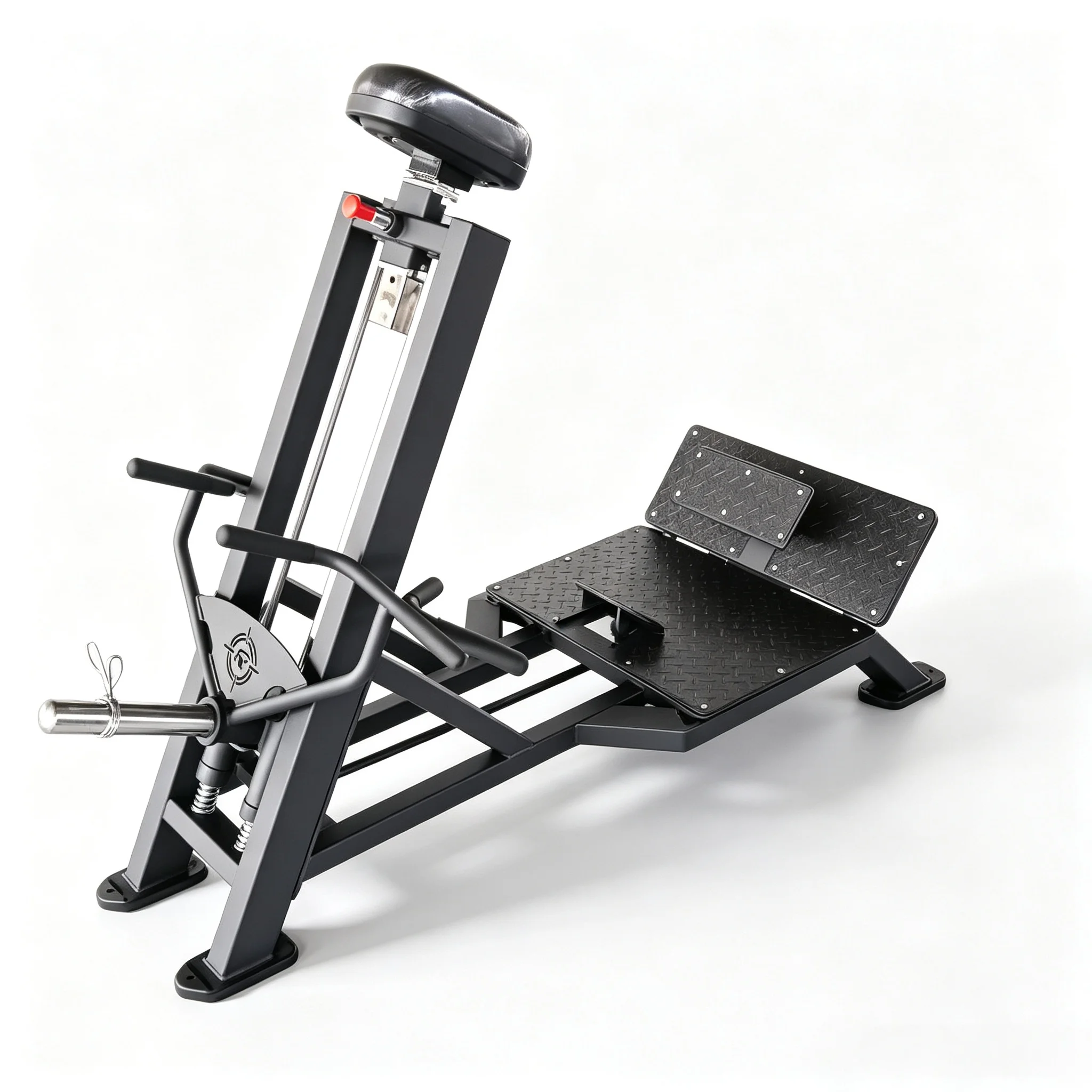 Commercial Gym Heavy Duty Plate Loaded Strength Training Equipment with Adjustable Handle for Back Workout T Bar Row Machine