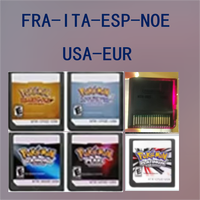 French Video Game Cartridge for Pokemon Console, Game Card, HeartGold, SoulSilver, Diamond Platinum Pearl, NDS 2-3DS, DS