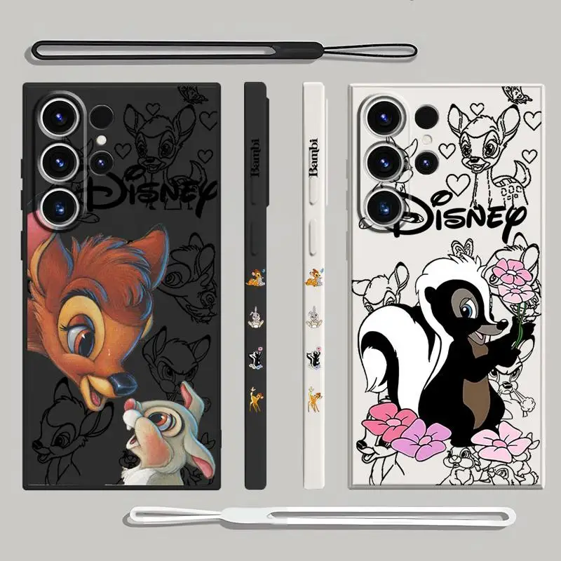 Disney Bambi Deer Phone Case for OPPO A31 A32 A33 A35 A53 A38 A54 A74 4G A5 A5s A7 A11 A16 A17k A18 A12 A16e A15 A16s 5G Cover