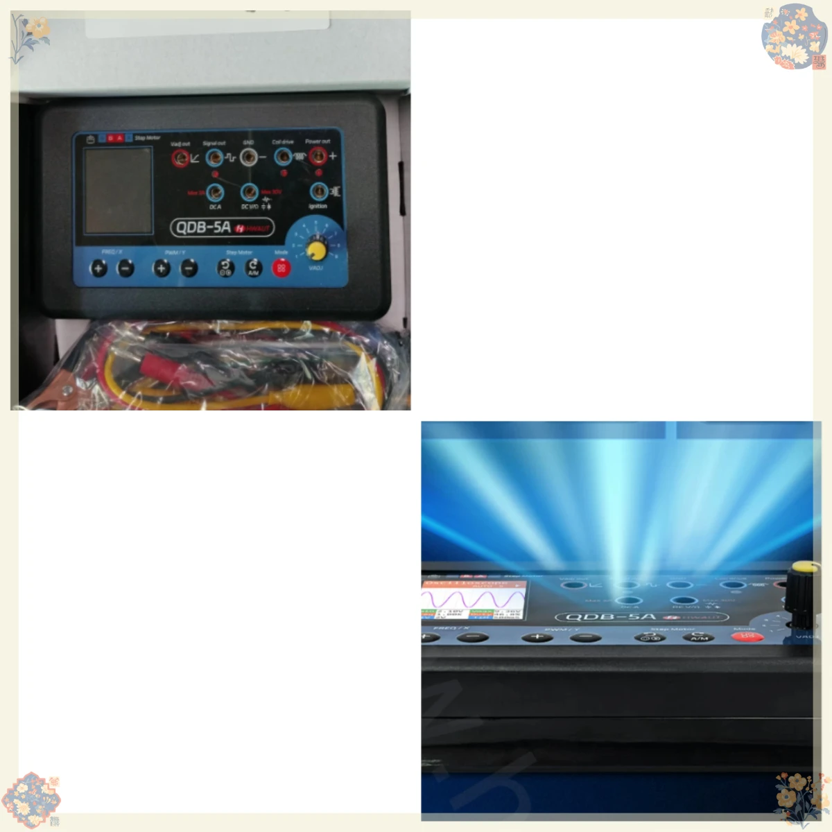 Diode current analyzer fault detector used for monitoring vehicle engine performance and automotive ignition coil tester