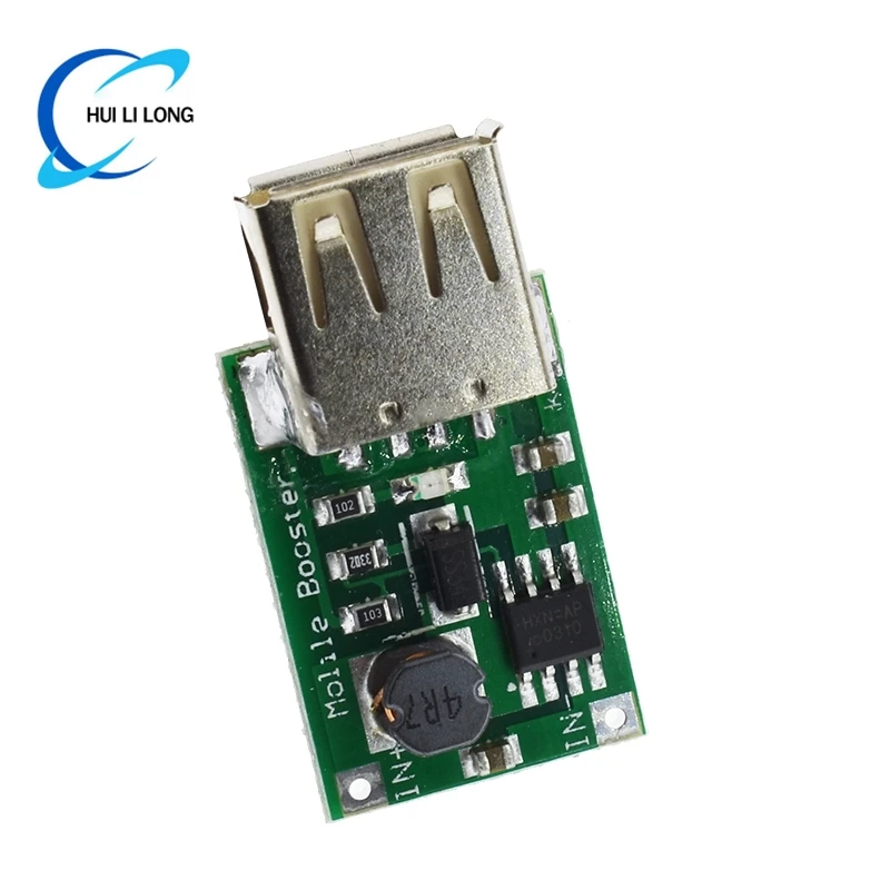 DC-DC 2V-5V ~ 5V 1200MA 1.2A 승압 부스터 USB 모바일 전원 공급 모듈 리튬 배터리 충전 보드 (휴대폰 카메라용)