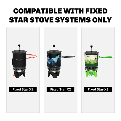 Imagen 2 del producto Filtro de café de prensa francesa Fire Maple Star, sistema de cocina, X1, X2, X3