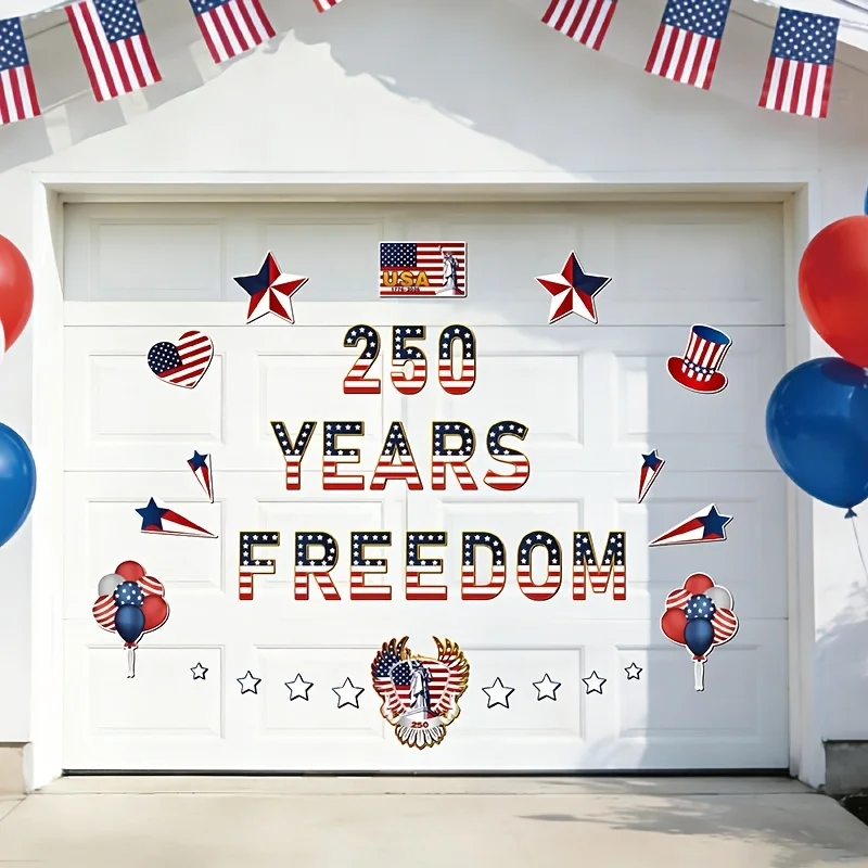 

Набор из 35 магнитных украшений к 250-летию Америки и 4-июльскому дню независимости – звездные украшения для гаража, холодильника, автомобиля и многого другого