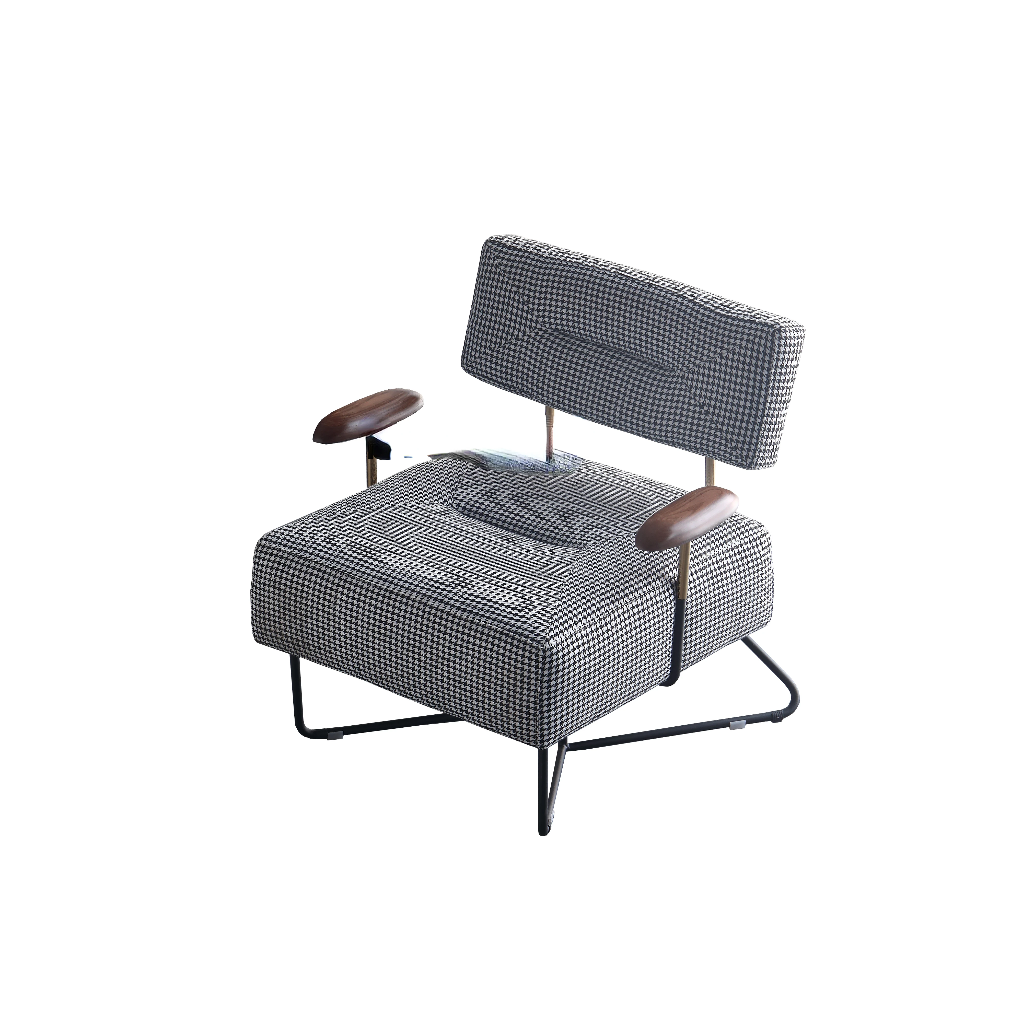 Nordic Light Luxury Living Room Single-Seat Sofa Chair Lazy Bedroom Balcony Simple Leisure Wingback Chair