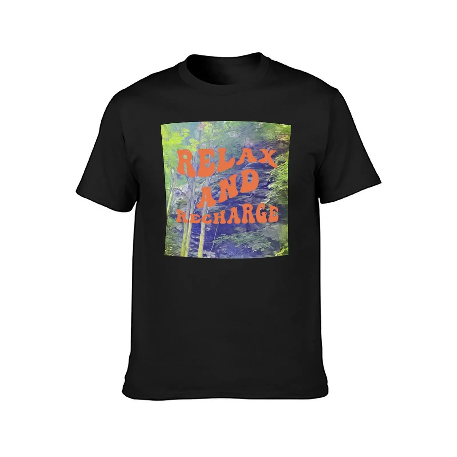 Relax and Recharge Cave Mountain Nature High Knob VA T-Shirt cute tops summer clothes plain new edition mens vintage t shirts