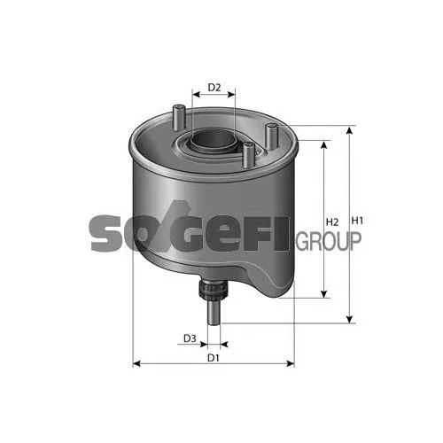 Cs762 Fuel Filter P207 1.4-1.6 Hdi-P308-P508-P3008-P5008-Partner Tepee - Berlıngo - C3-C4 1.6 Hdi