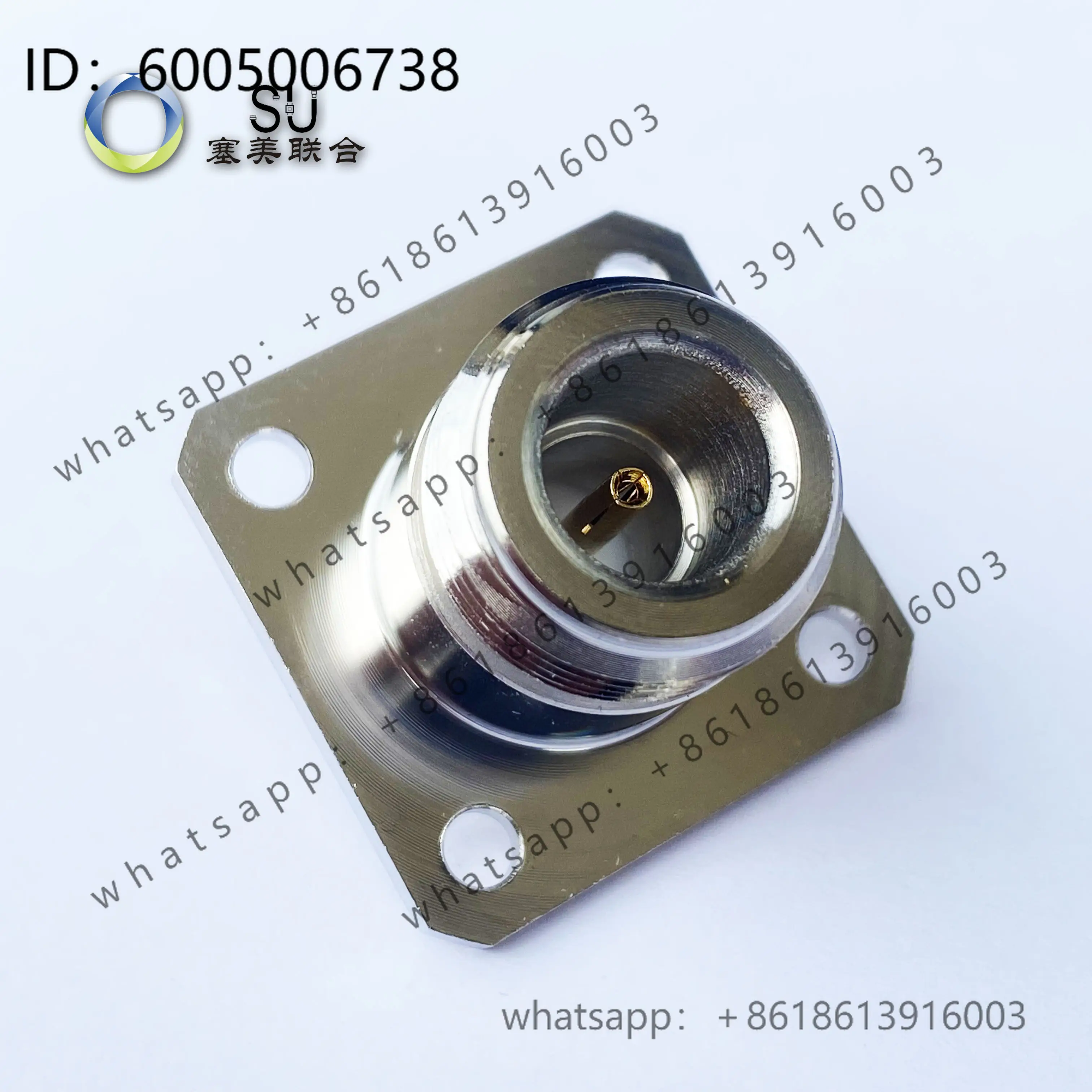 N-type 75 ohm four-hole flange connector DC-3G; 6G; 13G
