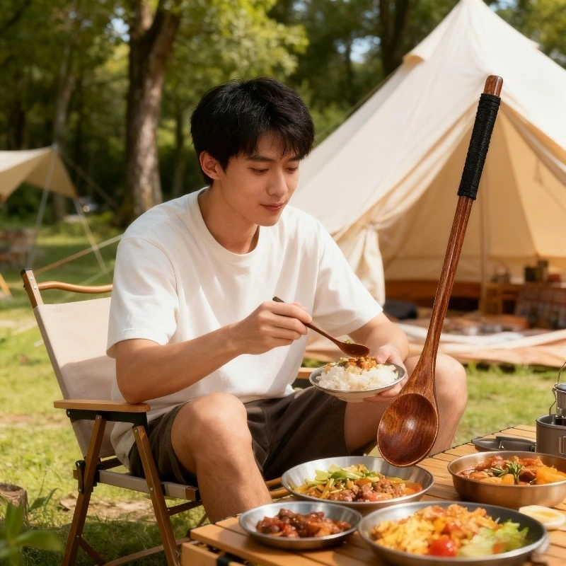 Japanese Wooden Spoon for Tea - Japanese Camping Cooking recension och pris